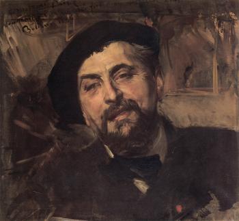 喬瓦尼 波爾蒂尼 Portrait of the Artist Ernest-Ange Duez